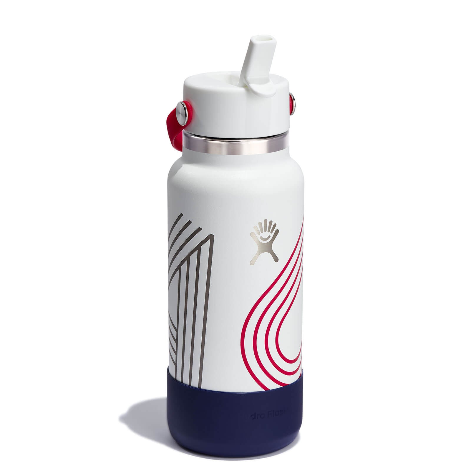 USA 32 oz Wide Mouth with Flex Straw Cap - Image 4